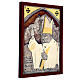 Cuadro cobre cincelado Papa Juan Pablo II 40x30 s3
