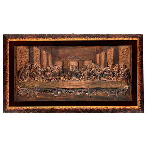 Picture of the Last Supper, copper, 19x33.5 in 1