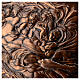 Baixo-relevo cobre Criação de Adão Capela Sistina 45x80 cm s7