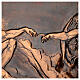 Picture The Creation of Adam bas-relief chiseled copper s5