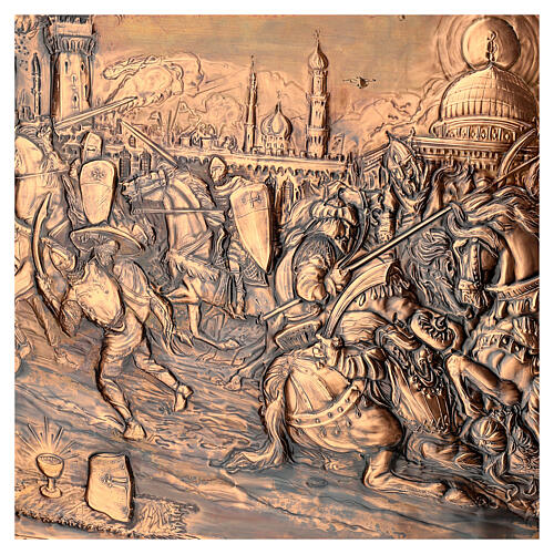 Batalla Templaria en Tierra Santa de cobre 50x80 7