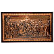 Bataille des Templiers en Terre Sainte cuivre 50x80 cm s1
