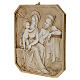 Holy Family resin bas-relief by Lando Landi, 12x10 in s3