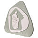 Bassorilievo Natività terracotta salvia Centro Ave 20x20 cm s2