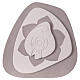 Virgen con Niño bajorrelieve terracota color gris ceniciento Centro Ave 20x20 cm s1