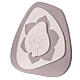 Virgen con Niño bajorrelieve terracota color gris ceniciento Centro Ave 20x20 cm s2