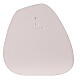 Virgen con Niño bajorrelieve terracota color gris ceniciento Centro Ave 20x20 cm s4