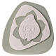 María Virgen con Niño bajorrelieve estilizado color salvia Centro Ave 20x20 cm s1