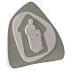 Nativity Holy Family sage colored stylized Centro Ave 20x20 cm s3