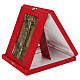Porta Santa S G Laterano in leghe di bronzo dorato 16x9 cm s2