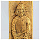 Set 2 plaques en laiton Saints Pierre et Paul plexiglass 25x40 cm s6