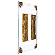Placche fregi San Pietro e Paolo lega rame su plexi 25x35 cm s5
