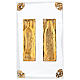 Placche fregi San Pietro e Paolo lega rame su plexi 25x35 cm s7