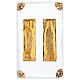 Frieze plaques of Saint Peter and Paul copper alloy on plexiglass 25x35 cm s7