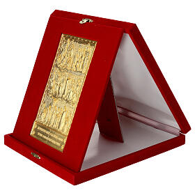 Modern Holy Door Basilica S Paolo in alloy 17x8 cm in velvet box