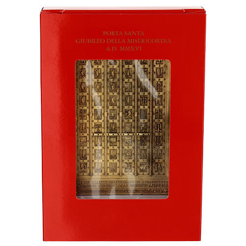 Porta santa bizantina Basilica S Paolo in lega con cofanetto 23x16x3 cm 4