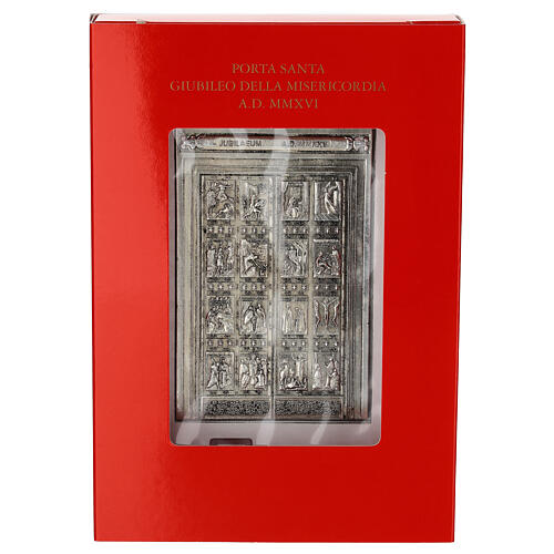 Porta Santa Basilica San Pietro in lega con scatola 13x8 cm 4