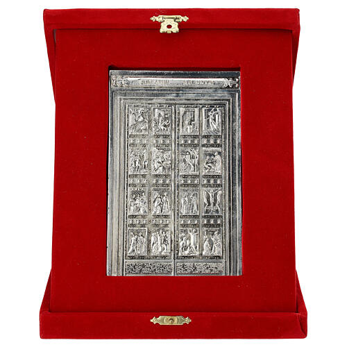 Alloy plate with Holy Door of St. Peter's Basilica, 5x3 in 1