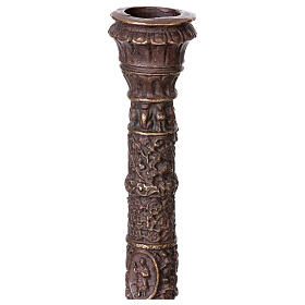 Bronze column, 8 in