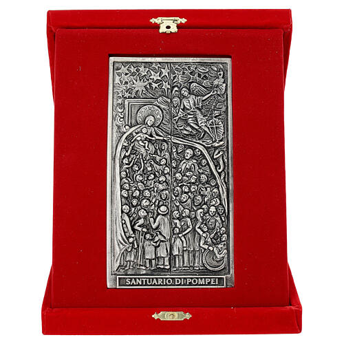 Drzwi Święte Sanktuarium Matki Bożej Różańcowej w Pompejach, 15x8 cm 1