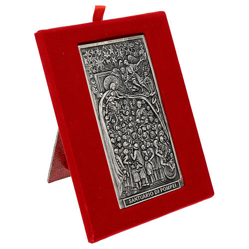Drzwi Święte Sanktuarium Matki Bożej Różańcowej w Pompejach, 15x8 cm 3