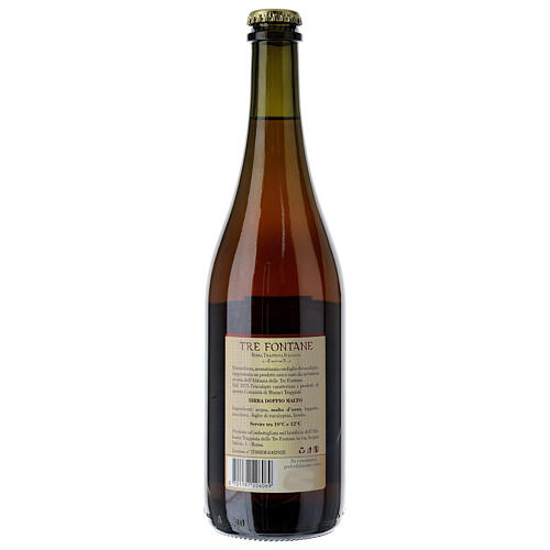 Trappist Monk beer, Tre Fontane Monastery 75cl 5