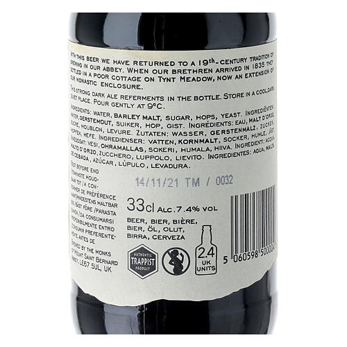 Tynt Meadow English Trappists Dark Beer 33 cl 4