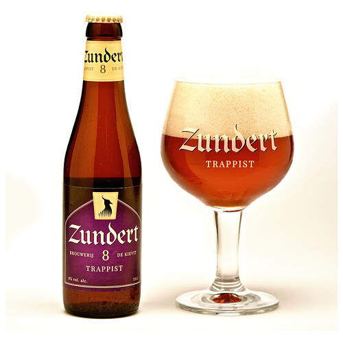 Cerveja Zundert 8 âmbar Trapista alta fermentação 33 cl 2