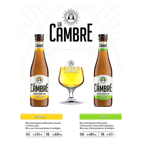 Birra d'Abbazia La Cambre BLOND 33 cL 4