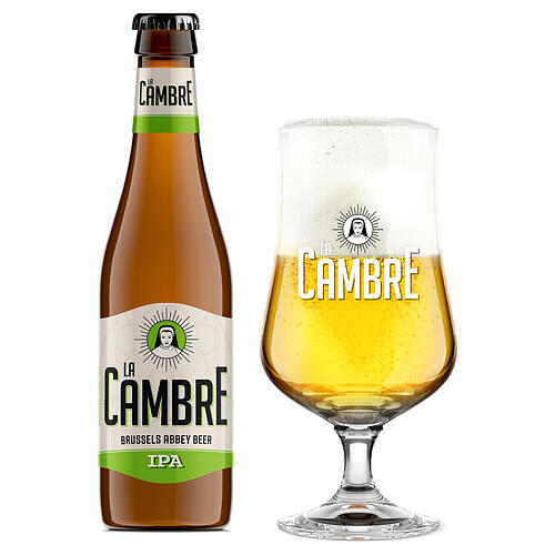 Abbey beer La Cambre IPA 33 cl 2
