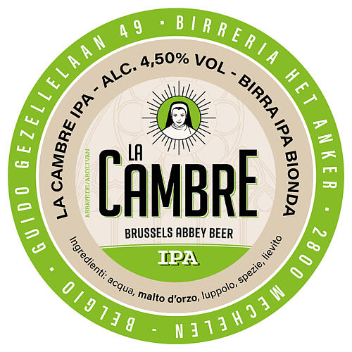 Abbey beer La Cambre IPA 33 cl 6