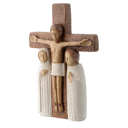 Crucifix en pierre, la compassion 2