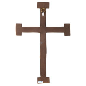 Crucifix en pierre, Chist, roi en blanc, croix blanche s5