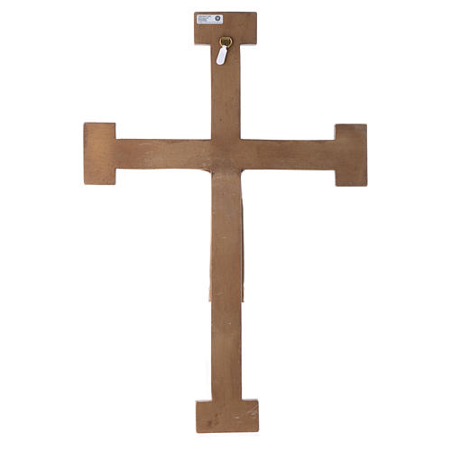 Kruzifix Priester Koenig weiss Jesus gruene Kreuz 5