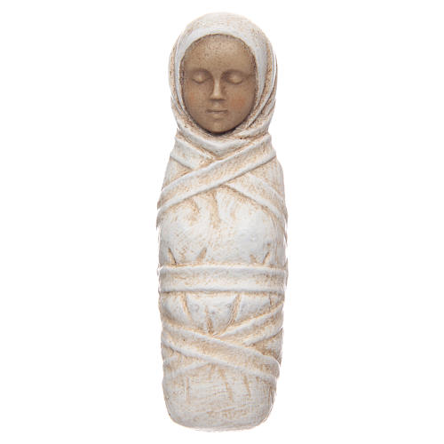 Baby Jesus stone cradle - small creche 2