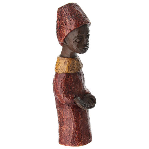 Rei africano Presépio pequeno Belém 3