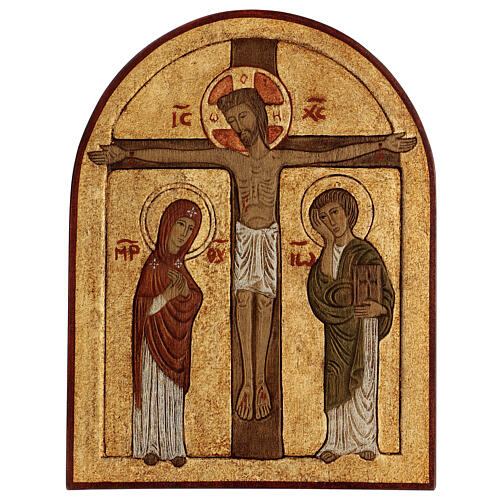 Bas-relief crucifixion, doré 1