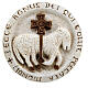 Bas-relief blanc agneau pascal Bethléem 15x15x2 cm s1