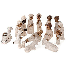 Crèches Monastère de Bethléem: Petite Crèche blanche Bethléem