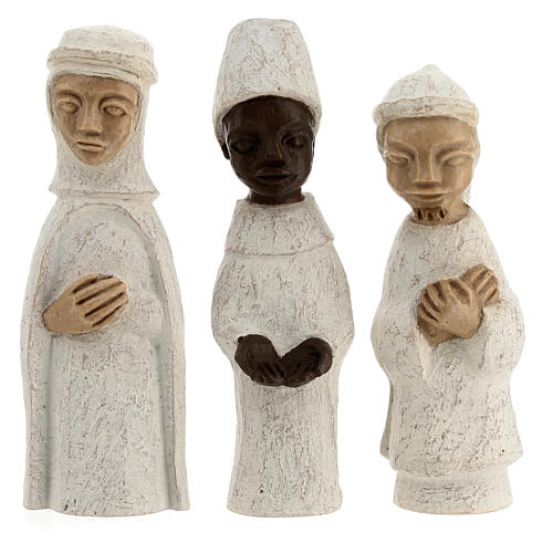 Presépio pequeno branco Belém completo (Petite Crèche) 2