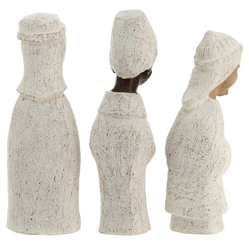 Presépio pequeno branco Belém completo (Petite Crèche) 13