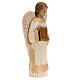 Angel figurine with book for rural crèche s7