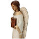 Angel figurine with book for rural crèche s2