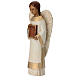 Angel figurine with book for rural crèche s3