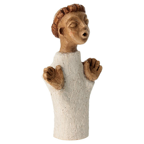 Berger étonné Petite Crèche blanche Bethléem 3