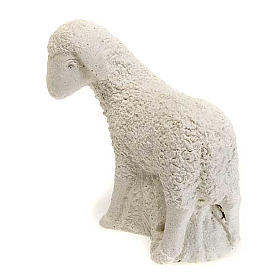 Owca biała Szopka z Autun biały kamień
