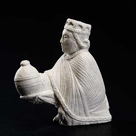 Król perski Szopka z Autun biały kamień