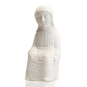 Virgem Maria Presépio de Autun pedra branca