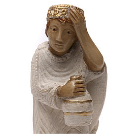 African wise man Autumn crib white painted