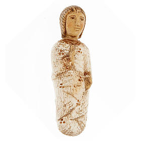 Infant Jesus from Autun nativity painted wood